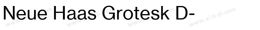 Neue Haas Grotesk D字体转换 Neue Haas Grotesk D字体转换